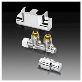 Полотенцесушитель комбінований Zehnder Virando з теном NEX прихованого монтажу чорний матовий AB-120-050-9017-NEX-MB