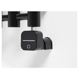 Полотенцесушитель комбінований Zehnder Virando з теном NEX прихованого монтажу чорний матовий AB-120-050-9017-NEX-MB