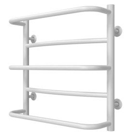 Полотенцесушитель водяной Deffi Аквамикс П5 400х500 нижнее подключение белый C.AM.50.40.5.W.A