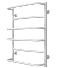 Полотенцесушитель водяной Deffi Аквамикс П6 400х700 боковое правое подключение белый C.AM.70.40.6.W.C