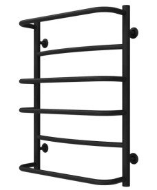 Сушка для рушників водяна Deffi Аквамікс П6 400х700 бічне праве підключення чорний C.AM.70.40.6.B.C