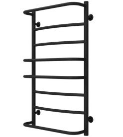 Сушка для рушників водяна Deffi Аквамікс П8 500х900 бічне праве підключення чорний C.AM.90.50.8.B.C