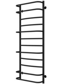 Сушка для рушників водяна Deffi Аквамікс П12 500х1300 бічне ліве підключення чорний C.AM.130.50.12.B.B