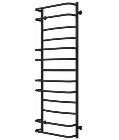 Сушка для рушників водяна Deffi Аквамікс П13 500х1400 бічне ліве підключення чорний C.AM.140.50.13.B.B