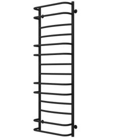 Сушка для рушників водяна Deffi Аквамікс П14 500х1500 нижнє підключення чорний C.AM.150.50.14.B.A
