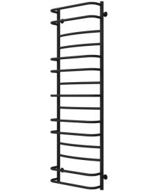 Сушка для рушників водяна Deffi Аквамікс П15 500х1600 бічне ліве підключення чорний C.AM.160.50.15.B.B