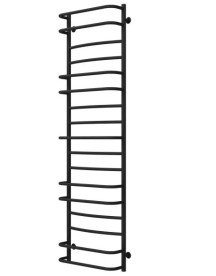 Полотенцесушитель водяной Deffi Аквамикс П17 500х1800 боковое правое подключение черный C.AM.180.50.17.B.C