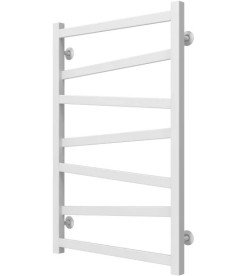 Полотенцесушитель водяной Deffi Alpha П7 500х800 нижнее подключение белый A.AL.80.50.7.W.A