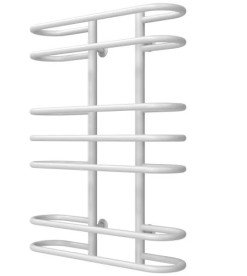 Сушка для рушників водяна Deffi Британіка П7 600х800 нижнє підключення білий C.BR.80.60.7.W.A