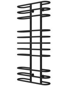 Сушка для рушників водяна Deffi Британіка П11 600х1200 нижнє підключення чорний C.BR.120.60.11.B.A