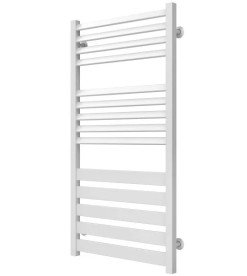 Полотенцесушитель водяной Deffi Diamant П14 500х1000 боковое левое подключение белый A.DT.100.50.14.W.B