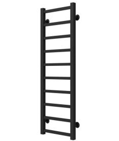 Полотенцесушитель водяной Deffi Forest П10 200х1000 боковое левое подключение черный A.FR.100.20.10.B.B