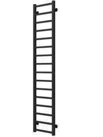 Сушка для рушників водяна Deffi Forest П16 200х1600 бічне ліве підключення чорний A.FR.160.20.16.B.B