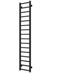 Полотенцесушитель водяной Deffi Forest П16 300х1600 нижнее подключение черный A.FR.160.30.16.B.A