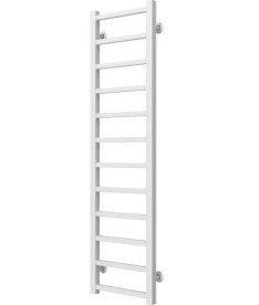 Полотенцесушитель водяной Deffi Forest П12 400х1200 боковое левое подключение белый A.FR.120.40.12.W.B