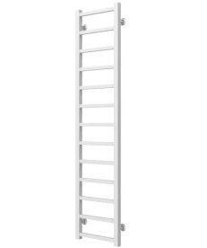 Полотенцесушитель водяной Deffi Forest П13 400х1400 боковое левое подключение белый A.FR.140.40.13.W.B