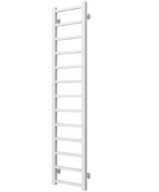 Полотенцесушитель водяной Deffi Forest П13 400х1400 боковое правое подключение белый A.FR.140.40.13.W.C
