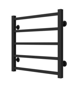 Сушка для рушників водяна Deffi Forest П5 500х500 бічне праве підключення чорний A.FR.50.50.5.B.C