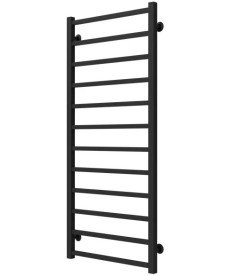 Сушка для рушників водяна Deffi Forest П12 600х1200 нижнє підключення чорний A.FR.120.60.12.B.A