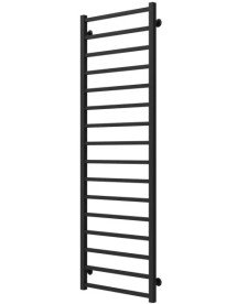 Сушка для рушників водяна Deffi Forest П16 600х1600 бічне ліве підключення чорний A.FR.160.60.16.B.B