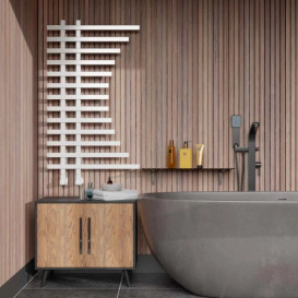 Полотенцесушитель водяной Deffi Gratsiya П13 600х1000 нижнее подключение белый A.GR.100.60.13.W.A