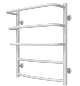 Полотенцесушитель водяной Deffi Каскад Дуга П5 400х600 боковое правое подключение белый C.KD.60.40.5.W.C