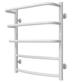 Полотенцесушитель водяной Deffi Каскад Дуга П5 500х600 боковое левое подключение белый C.KD.60.50.5.W.B