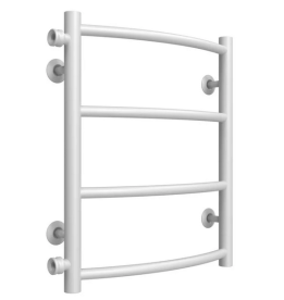 Сушка для рушників водяна Deffi Класик П4 400х500 бічне ліве підключення білий C.DK.50.40.4.W.B