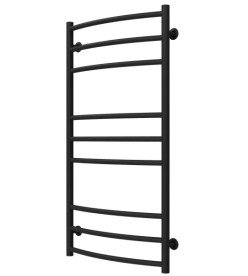 Полотенцесушитель водяной Deffi Классик Элит П9 400х1000 нижнее подключение черный C.KE.100.40.9.B.A