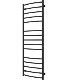 Сушка для рушників водяна Deffi Класик Еліт П15 500х1500 бічне ліве підключення чорний C.KE.150.50.15.B.B