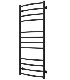 Сушка для рушників водяна Deffi Класик Еліт П12 600х1200 нижнє підключення чорний C.KE.120.60.12.B.A