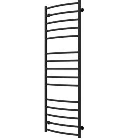Сушка для рушників водяна Deffi Класик Еліт П15 600х1500 бічне ліве підключення чорний C.KE.150.60.15.B.B