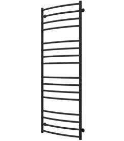 Полотенцесушитель водяной Deffi Классик Элит П16 600х1600 нижнее подключение черный C.KE.160.60.16.B.A