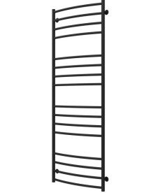 Полотенцесушитель водяной Deffi Классик Элит П16 600х1700 боковое левое подключение черный C.KE.170.60.16.B.B