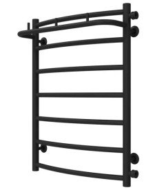 Сушка для рушників водяна Deffi Класик N П7 500х700 бічне праве підключення чорний C.KN.70.50.7.B.C