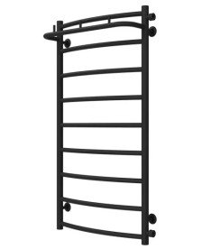 Полотенцесушитель водяной Deffi Классик N П8 500х1000 боковое правое подключение черный C.KN.100.50.9.B.C
