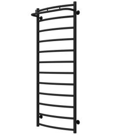 Сушка для рушників водяна Deffi Класик N П12 500х1300 нижнє підключення чорний C.KN.130.50.12.B.A