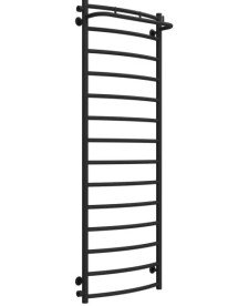 Сушка для рушників водяна Deffi Класик N П14 500х1500 бічне ліве підключення чорний C.KN.150.50.14.B.B