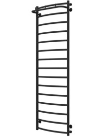 Полотенцесушитель водяной Deffi Классик N П15 500х1600 боковое правое подключение черный C.KN.160.50.15.B.C