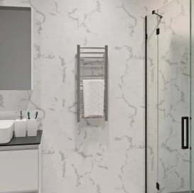 Полотенцесушитель водяной Deffi Lima П12 300х800 нижнее подключение хром A.LI.80.30.12.C.A