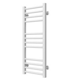 Полотенцесушитель водяной Deffi Lima П12 300х800 боковое левое подключение белый A.LI.80.30.12.W.B