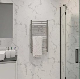 Сушка для рушників водяна Deffi Lima П12 400х800 бічне ліве підключення хром A.LI.80.40.12.C.B