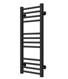 Сушка для рушників водяна Deffi Lima П12 400х800 бічне праве підключення чорний A.LI.80.40.12.B.C