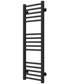 Сушка для рушників водяна Deffi Lima П15 400х1000 бічне ліве підключення чорний A.LI.100.40.15.B.B