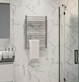 Сушка для рушників водяна Deffi Lima П12 500х800 нижнє підключення хром A.LI.80.50.12.C.A