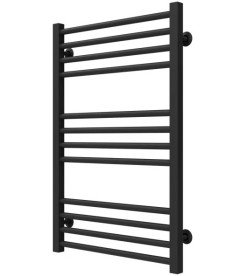 Сушка для рушників водяна Deffi Lima П12 500х800 бічне ліве підключення чорний A.LI.80.50.12.B.B