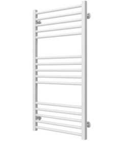Полотенцесушитель водяной Deffi Lima П15 500х1000 боковое правое подключение белый A.LI.100.50.15.W.C