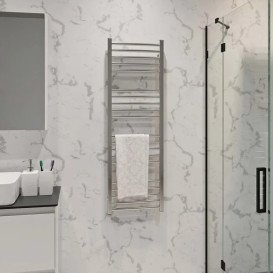 Сушка для рушників водяна Deffi Lima П20 400х1300 бокове ліве підключення хром A.LI.130.40.20.C.B
