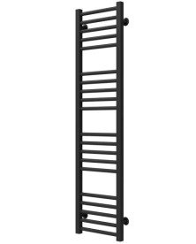 Сушка для рушників водяна Deffi Lima П20 400х1300 бокове ліве підключення чорний A.LI.130.40.20.B.B