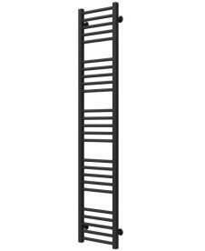 Полотенцесушитель водяной Deffi Lima П25 400х1600 боковое правое подключение черный A.LI.160.40.25.B.C